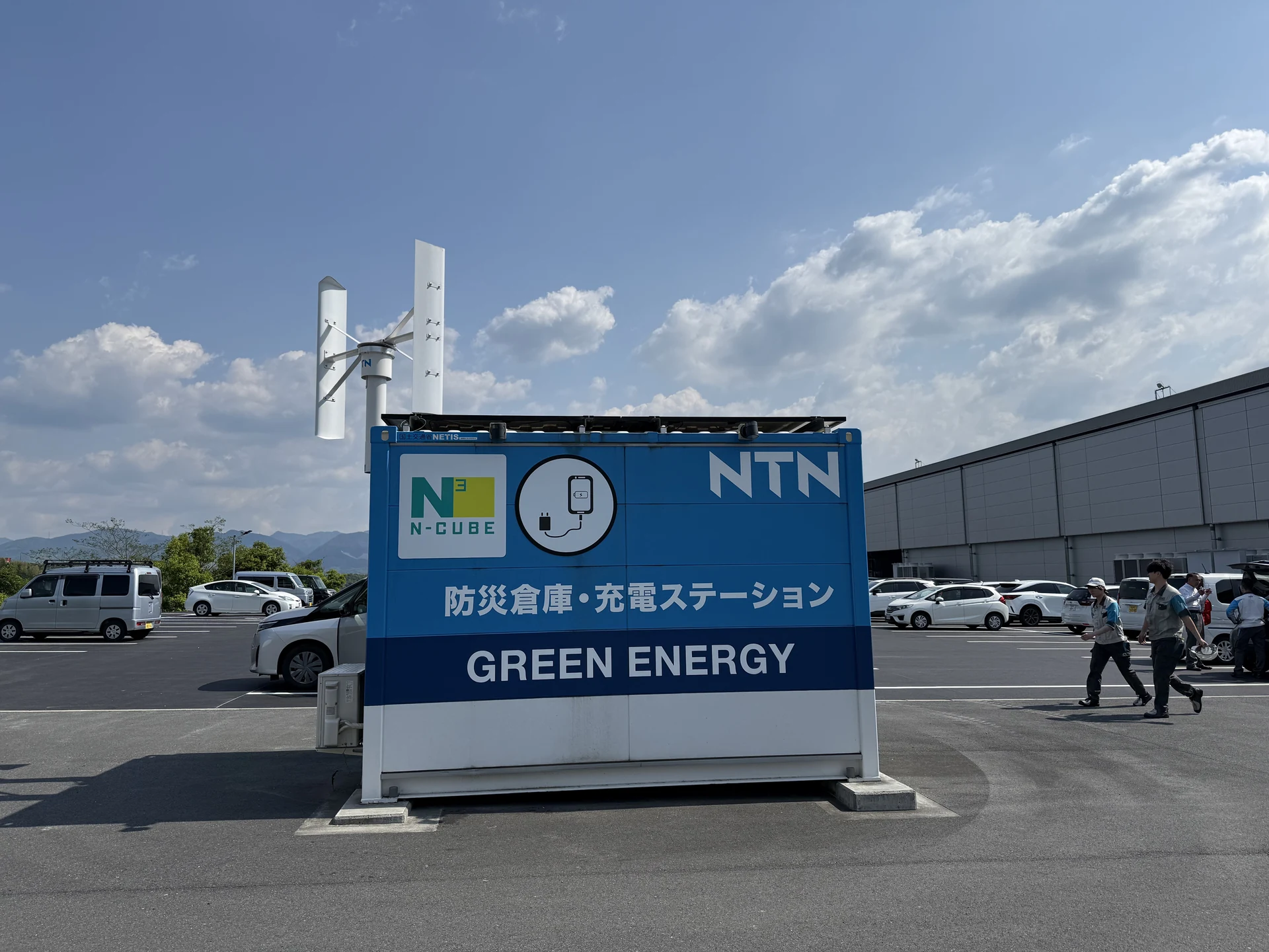 和歌山製作所に設置されたN³ エヌキューブの外観